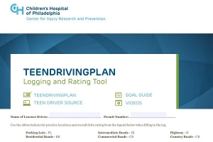 TeenDrivingPlan Logging and Rating Tool TeenDrivingPlan Logging and Rating Tool