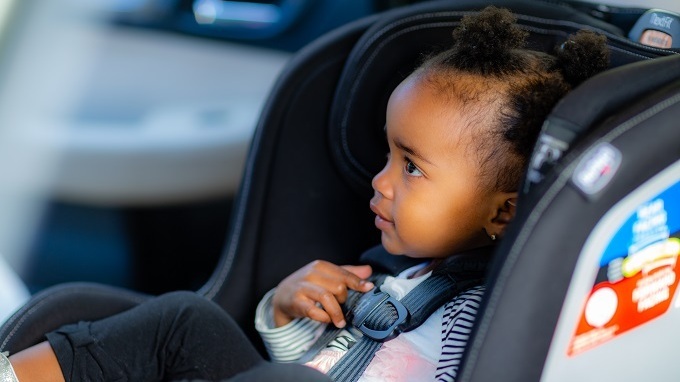 child in rear facing car seat