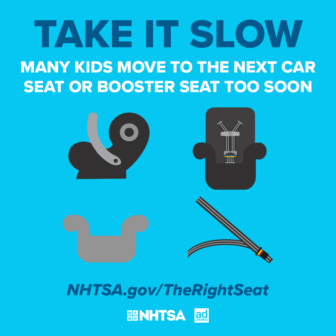 NHTSA "Take it Slow" CPS Graphic