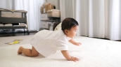 baby crawling