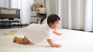 baby crawling