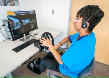 virtual driving assessment at CHOP